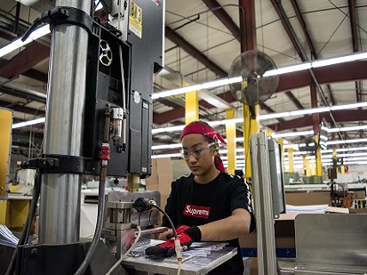 photo of a person at work